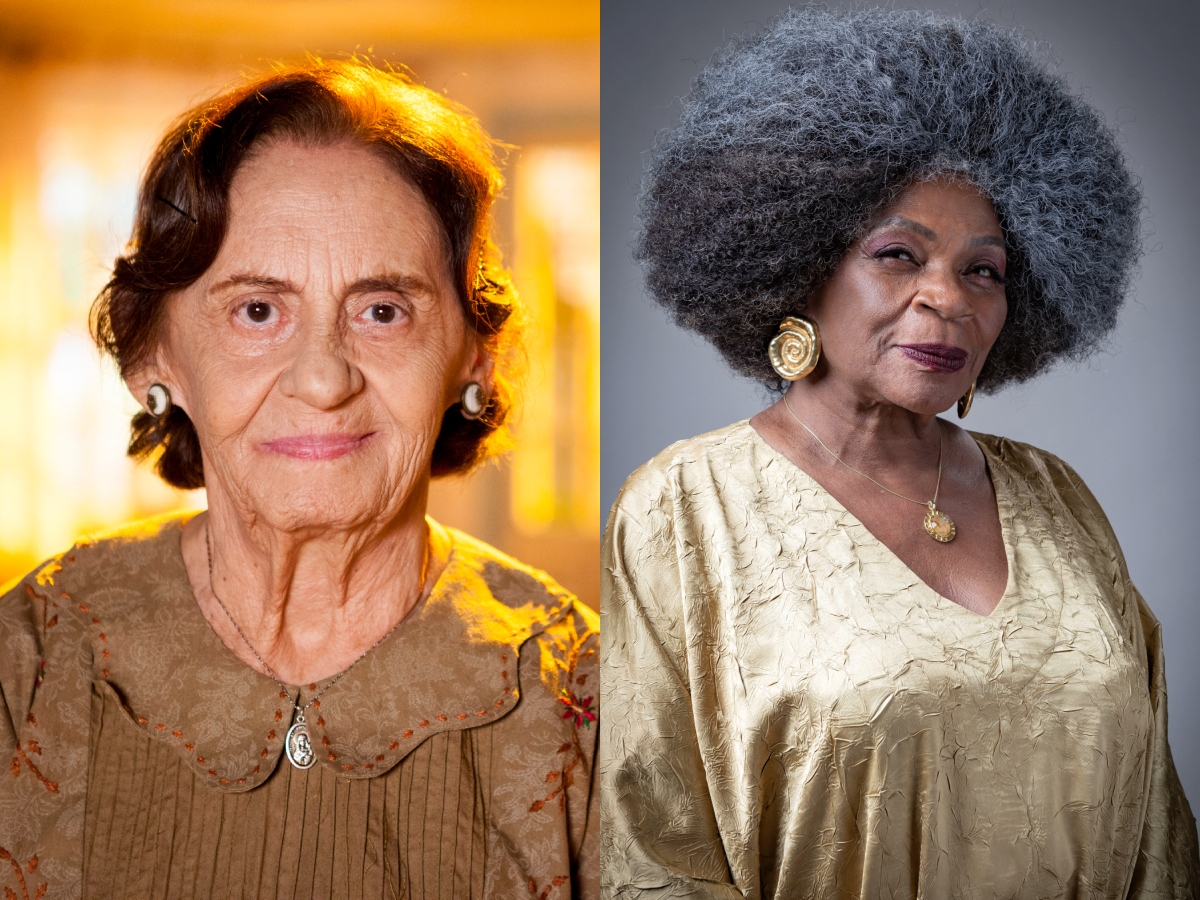 Laura Cardoso e Zezé Motta - Globo faz tributo às atrizes no Dia Internacional da Mulher