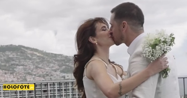 Os visuais de Bruna Gomes e Bernardo Sousa no casamento secreto
