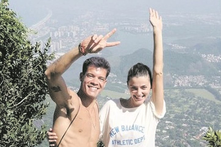 A fotografia de Joana Aguiar e Ivo Lucas juntos nas férias no Rio de Janeiro
