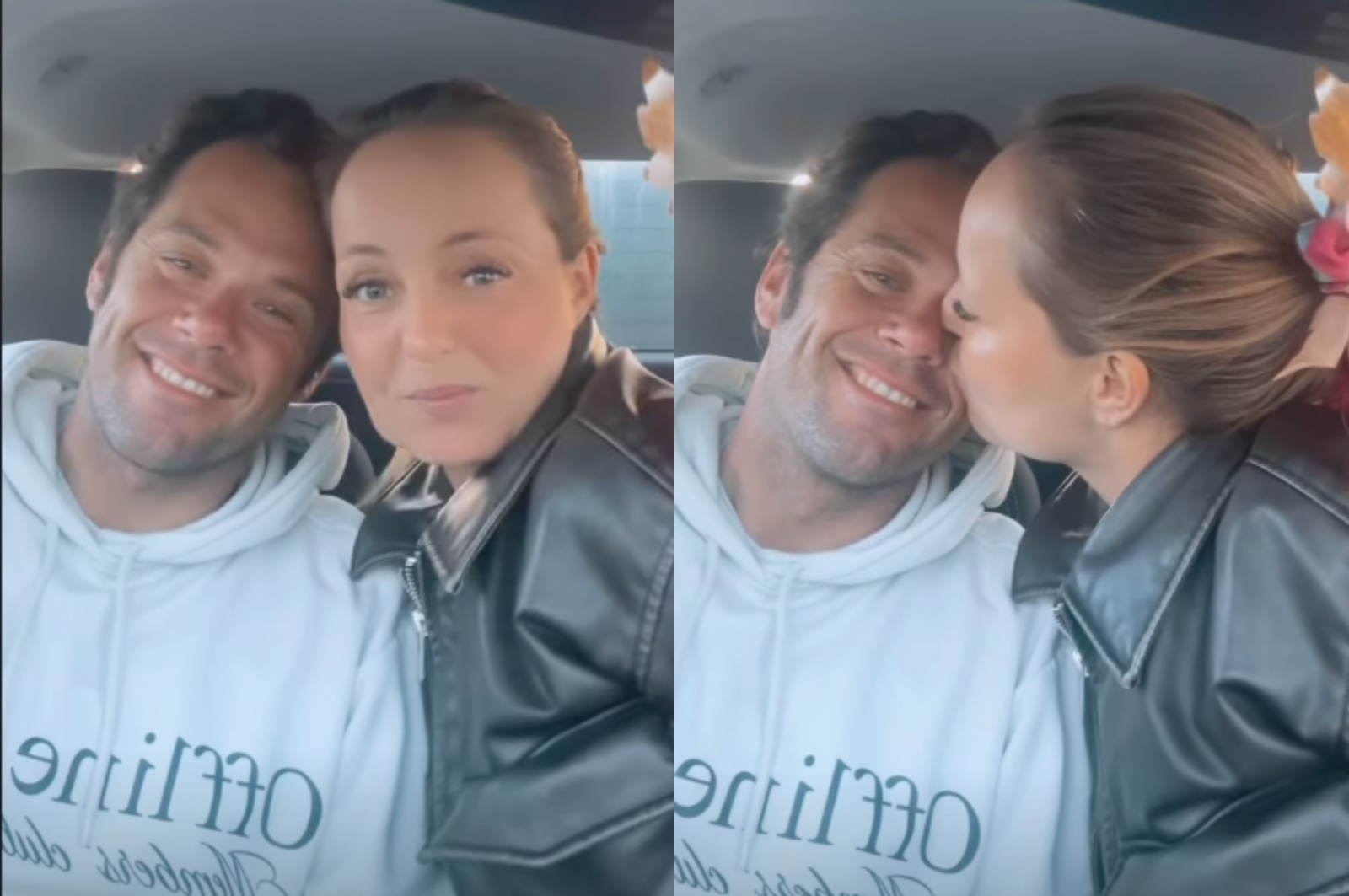 Bárbara Norton de Matos troca beijos com o namorado em novo vídeo