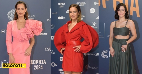 Desfile de elegância na red carpet dos Prémios Sophia