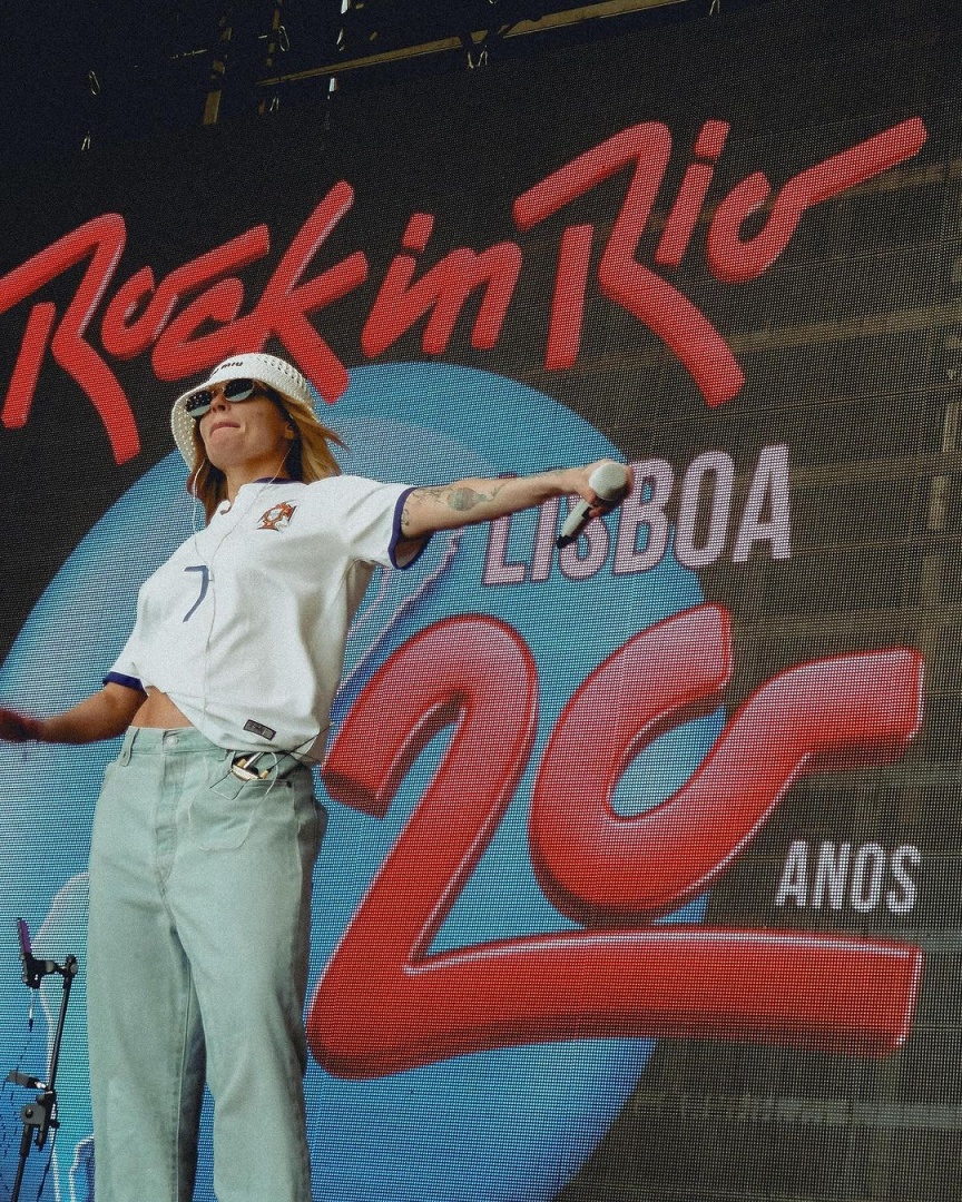 Luísa Sonza atua pela primeira vez no Rock in Rio Lisboa.