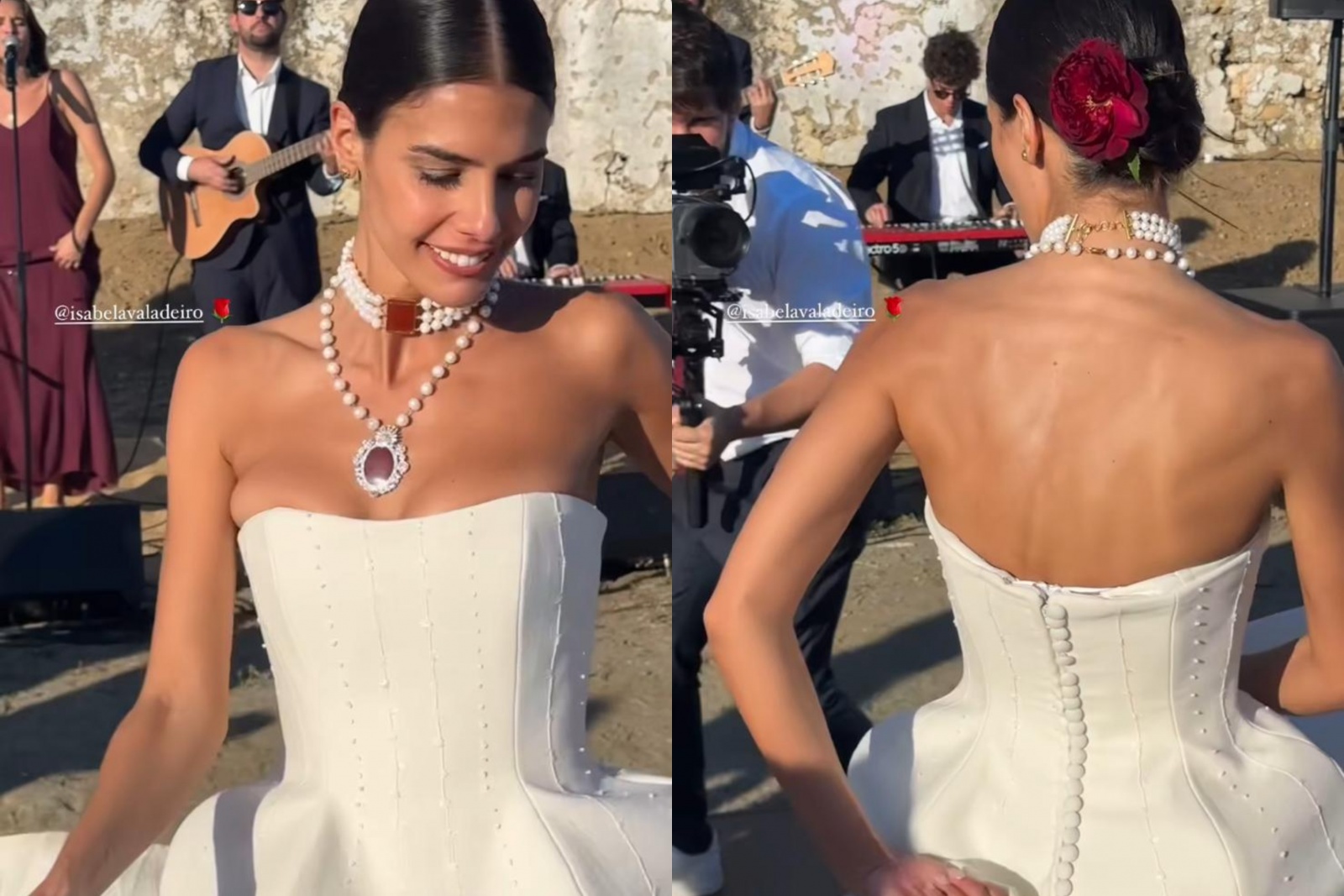 Os detalhes e inspirações do vestido de noiva de Isabela Valadeiro