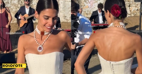 Os detalhes e inspirações do vestido de noiva de Isabela Valadeiro