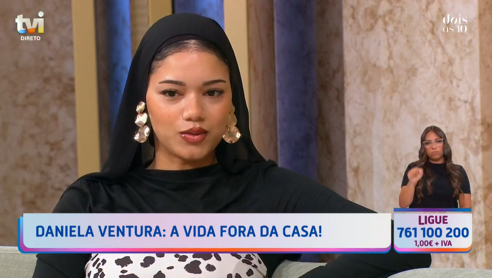 Cristina Ferreira explica o motivo para Daniela Ventura não ter ido ao "Dois às 10"