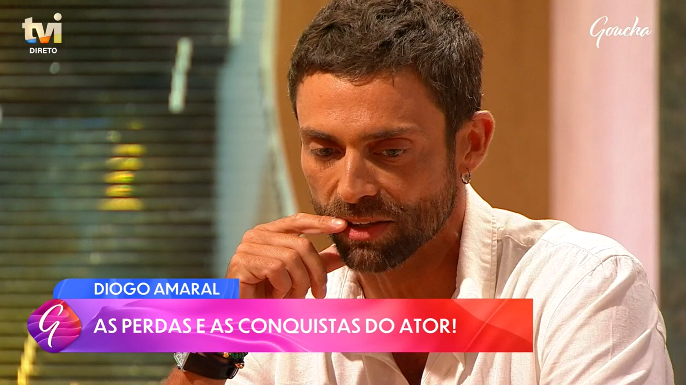 Diogo Amaral emociona-se ao falar dos filhos: "Tenho muita dificuldade em dizer esta frase"