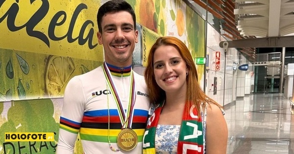 O lado mais romântico do campeão olímpico Iúri Leitão com a noiva Carolina