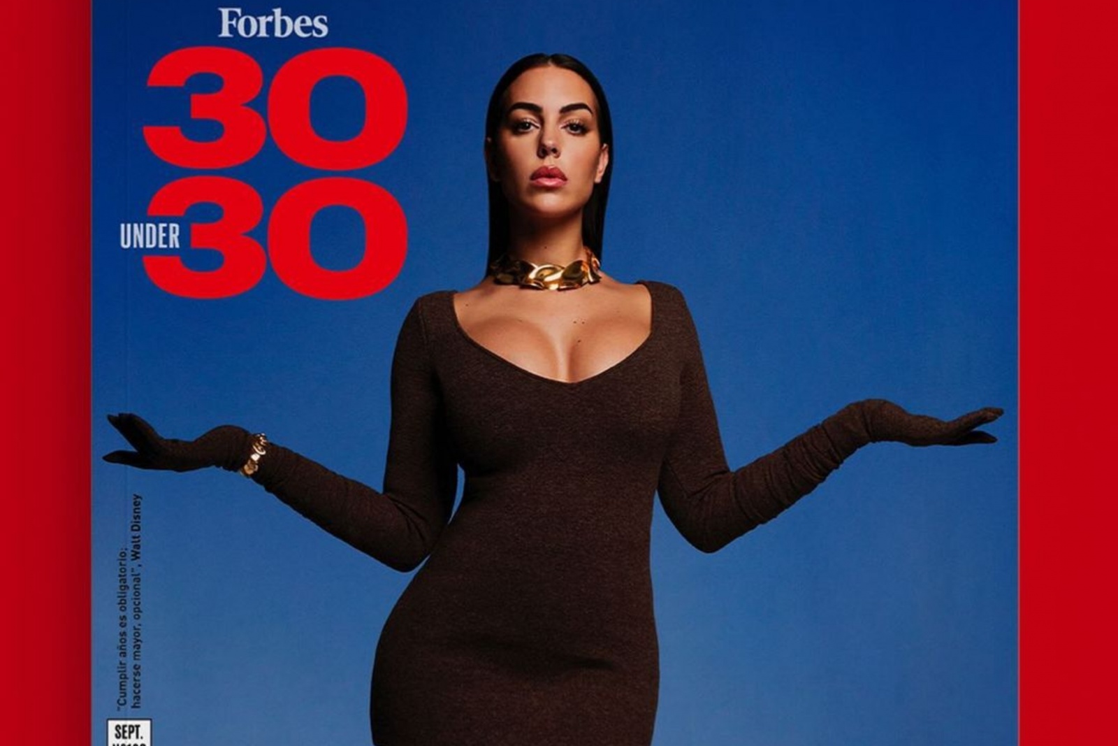 Georgina Rodriguez está na lista "Forbes 30 under 30" de Espanha 