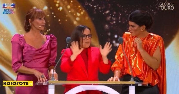 Piada com Catarina Furtado gera momento tenso com João Reis nos Globos de Ouro