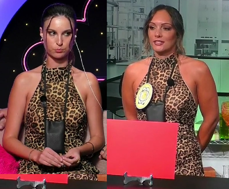 Rita e Renata usam o mesmo vestido no “Secret Story”: a quem fica melhor?