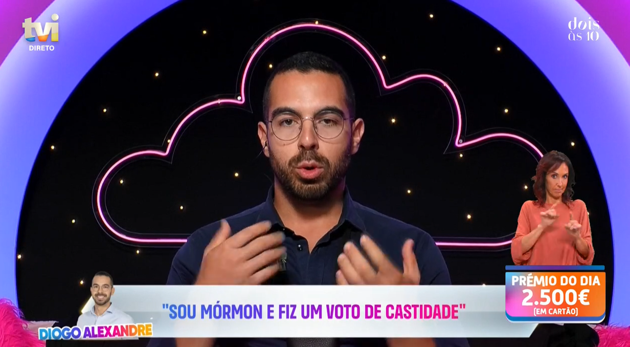 "Secret Story": O que levou Diogo Alexandre a fazer um voto de castidade