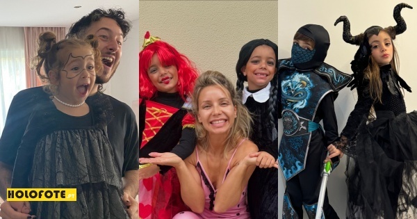 Filhos dos famosos encantam com os visuais de Halloween!