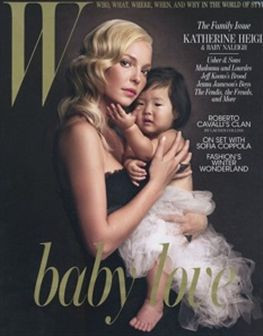 Katherine Heigl mostra a sua filha em capa de revista