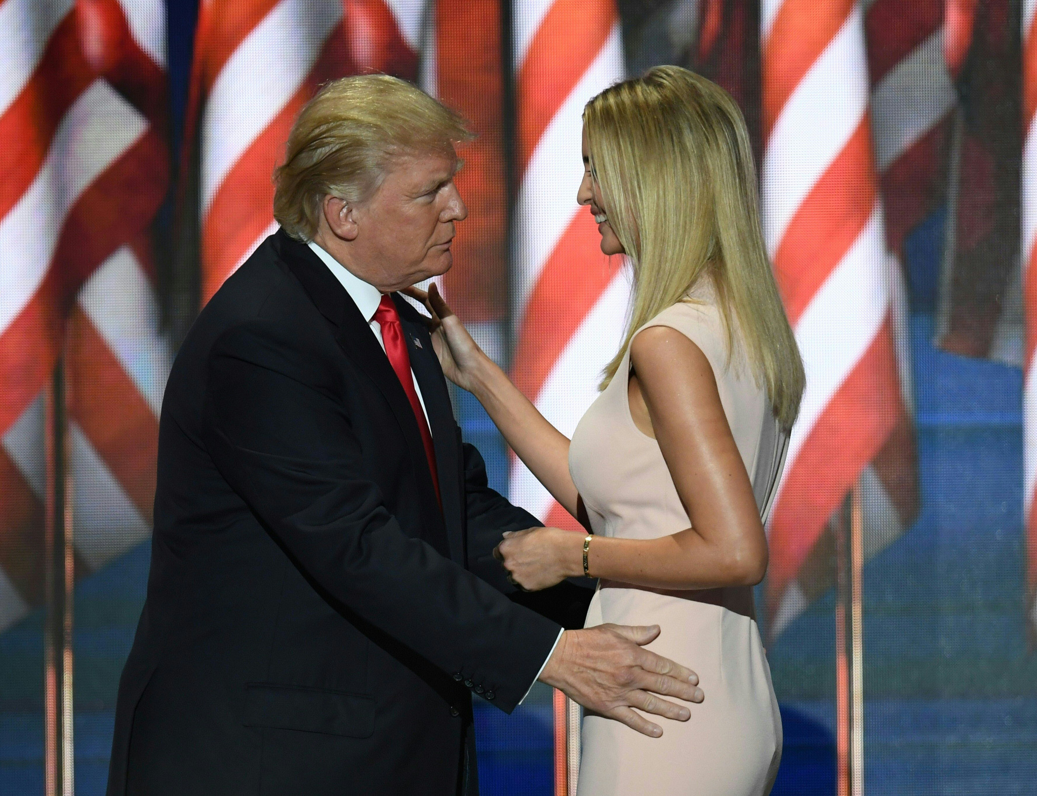 Donald e Ivanka Trump