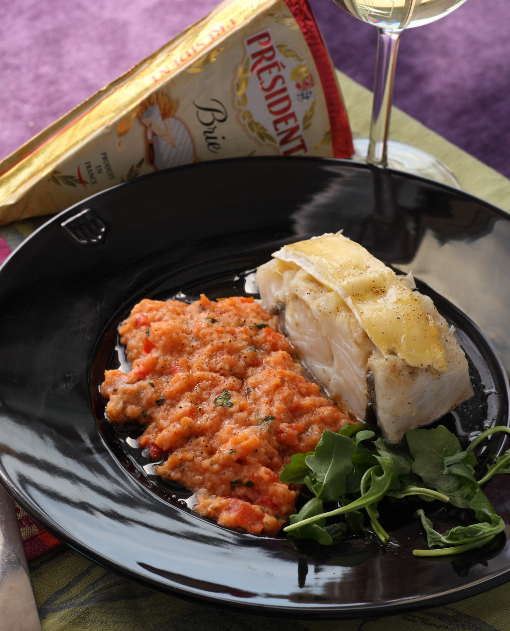 Bacalhau gratinado com Brie Pr&eacute;sident (2).JPG