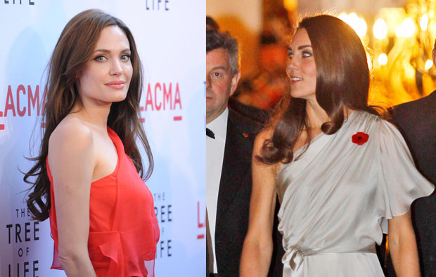 Angelina Jolie e Catherine Middleton