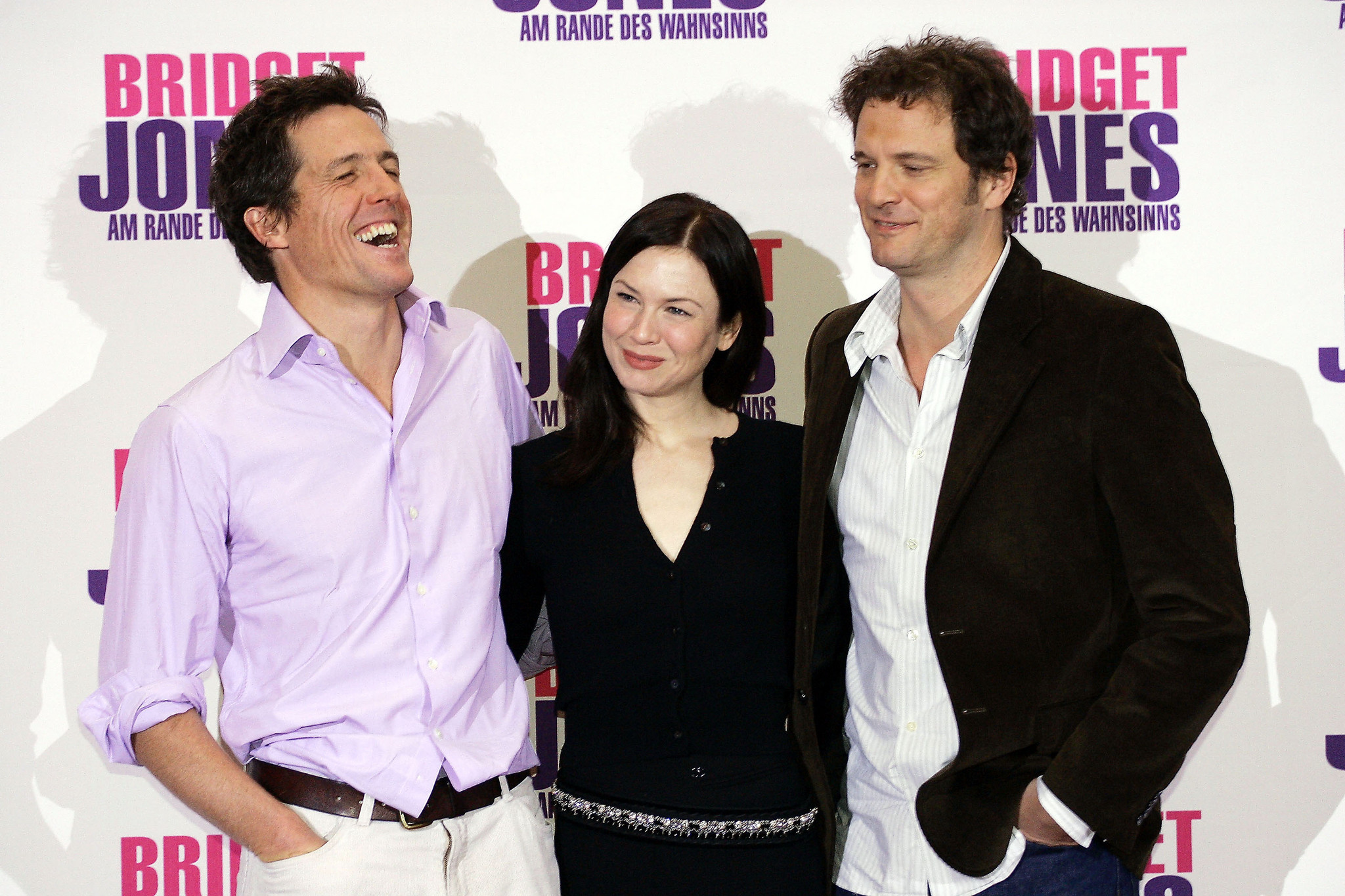 Hugh Grant, Renée Zellweger e Colin Firth