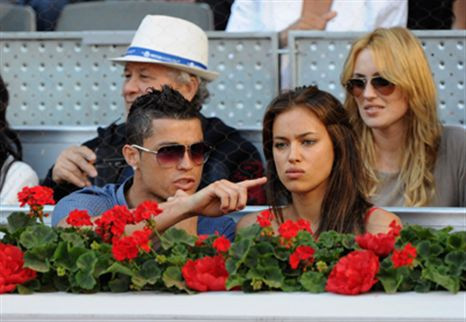 Cristiano Ronaldo e Irina Shayk em clima de romance