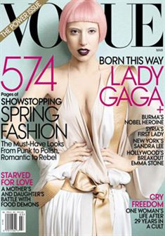 Lady Gaga em produção super glamorosa para a Vogue