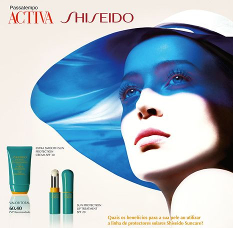 PASSATEMPO ACTIVA/SHISEIDO: TEMOS 25 OFERTAS SHISEIDO SUNCARE (passatempo encerrado)