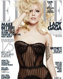 Lady Gaga é capa da revista Elle