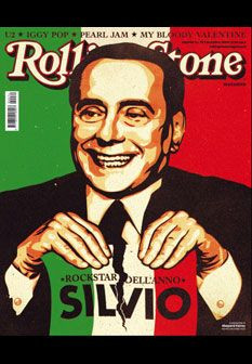 Berlusconi foi eleito 'Rock Star dell'ano 2009'