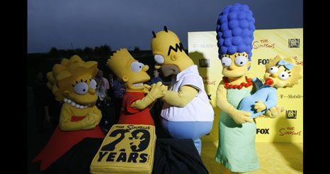 Simpsons comemoram 20 anos