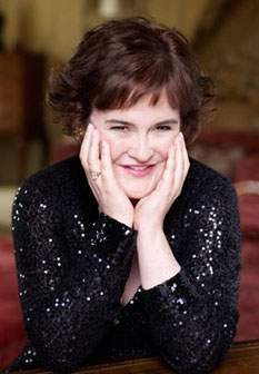 Susan Boyle muda imagem para sessão fotográfica