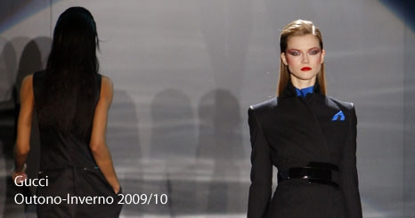 Outono-Inverno 2009/10: Gucci e o regresso aos anos 80