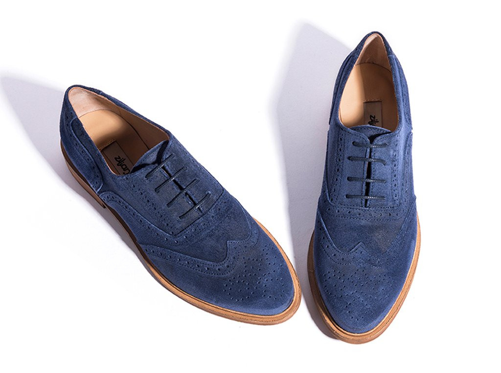 Sapatos Oxford em camurça azul marinho, Zilian, 89,90 euros.jpg