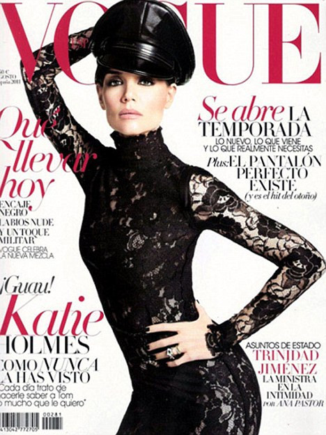 Katie Holmes para a Vogue