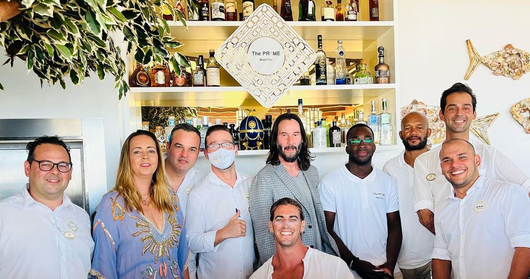 Keanu Reeves de férias no Algarve