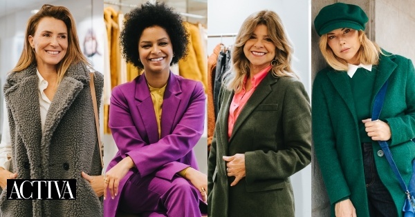 Mulheres com estilo reunidas na apresentação de nova coleção de moda
