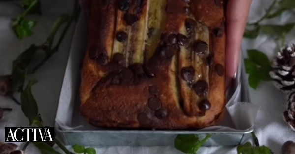 Banana bread com pepitas de chocolate: a receita a que não se consegue resistir!