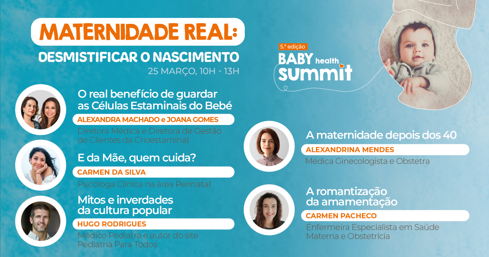 Maternidade real em debate no Baby Health Summit