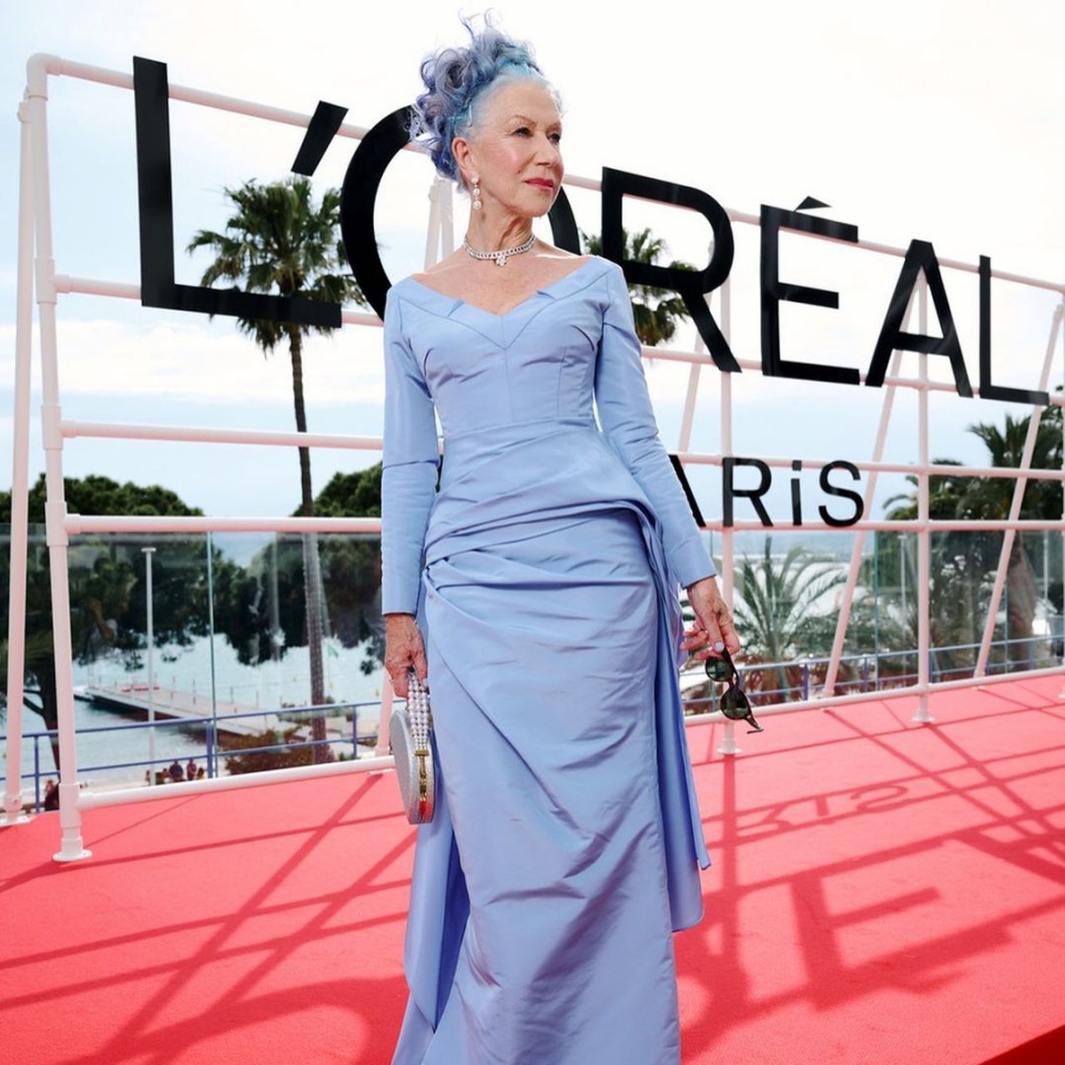 A irreverência de Helen Mirren em Cannes, aos 77 anos