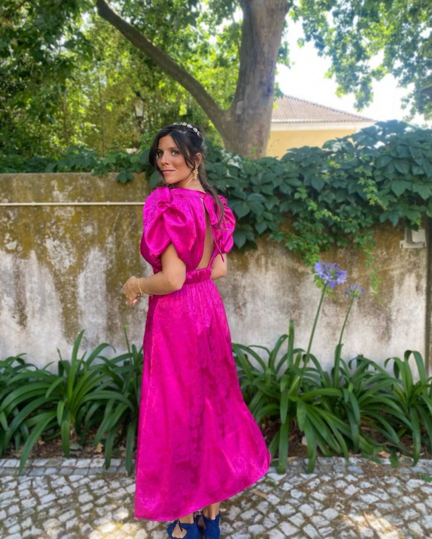 O vestido de Inês Folque que é ideal para casamentos