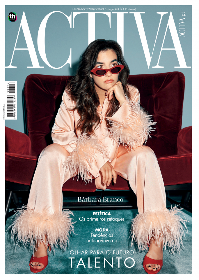 A atriz Bárbara Branco é a capa de setembro da revista ACTIVA