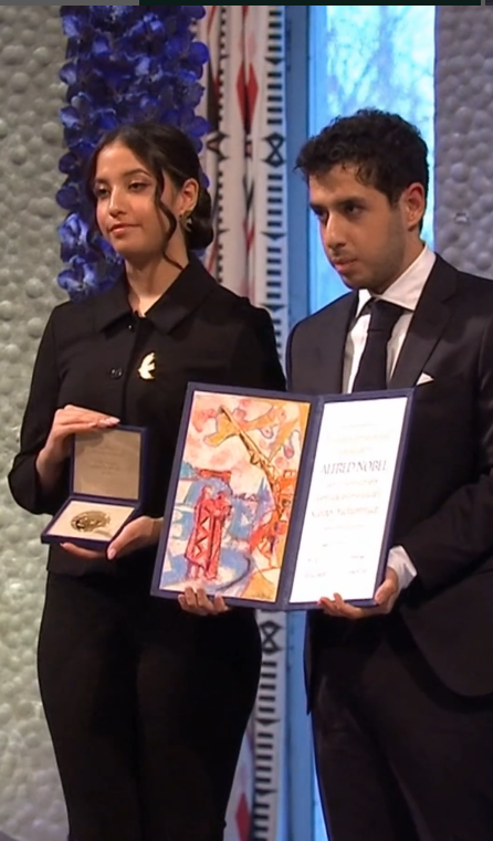 Narges Mohammadi recebeu o Nobel da Paz...