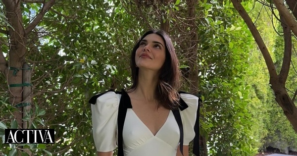 O estilo coquete de Kendall Jenner num vestido que pode inspirar noivas