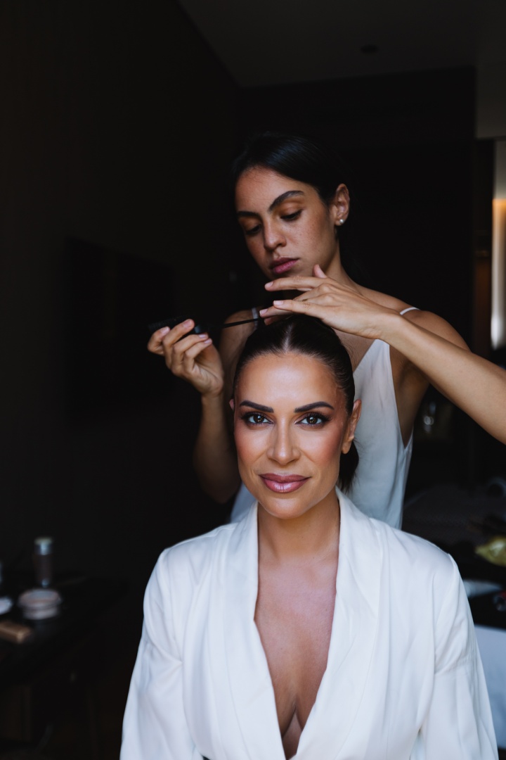 A preparação do look de Dânia Neto no regresso aos Globos de Ouro 