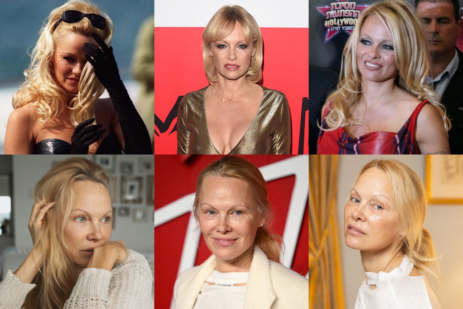 Pamela Anderson, de sex symbol a adepta da beleza natural