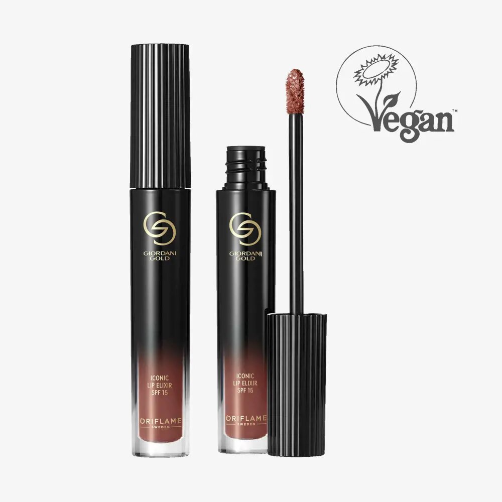 Brilho de lábios Iconic Lip Elixir SPF 15 (vegan) - Giordani Gold 
PVP: € 21
