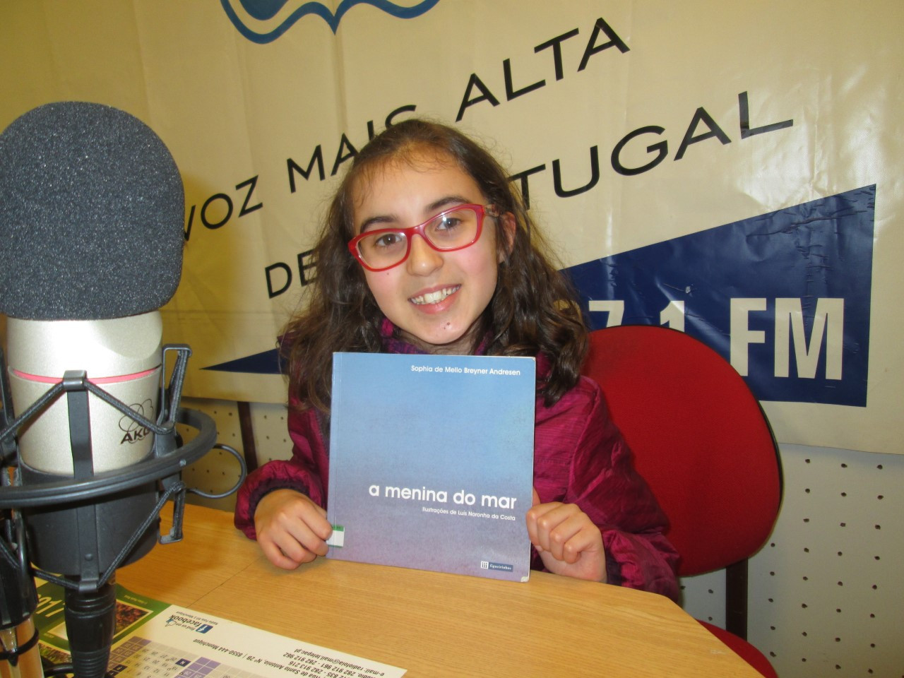 Campanha radiofónica na Escola Básica Manuel do Nascimento