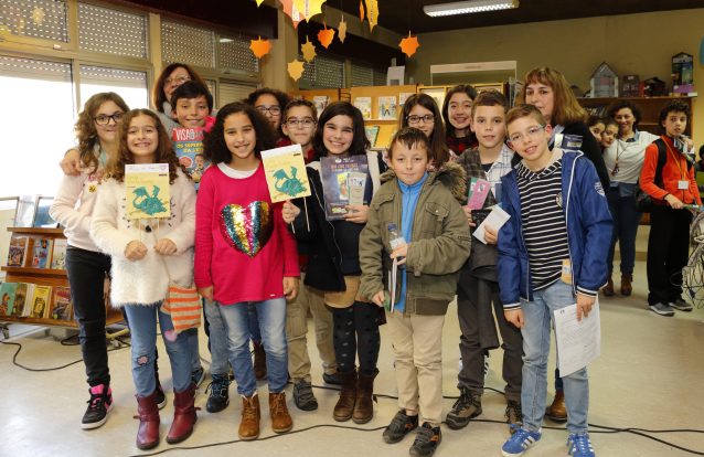 Há muitos livros favoritos na EB 2,3 de Aranguez