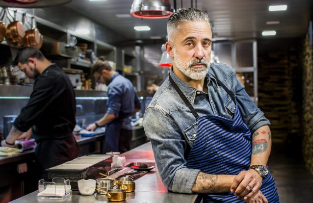 Para Sergi Arola, o inverno sabe a ouriço, a raia e a pintada