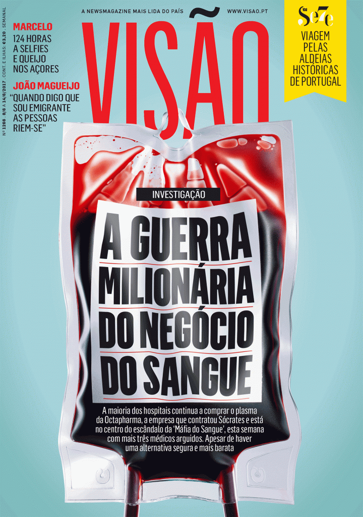 Tudo sobre o negócio milionário do sangue na VISÃO desta semana