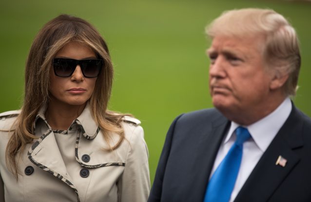 A Internet acredita que Melania Trump usa uma sósia
