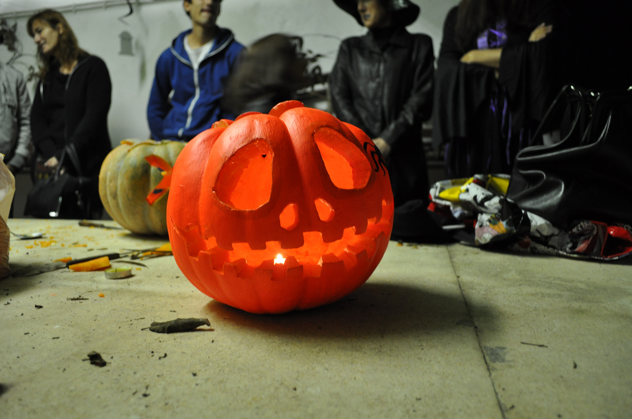 Festa de Halloween !!! Comidas totalmente com temas de terror