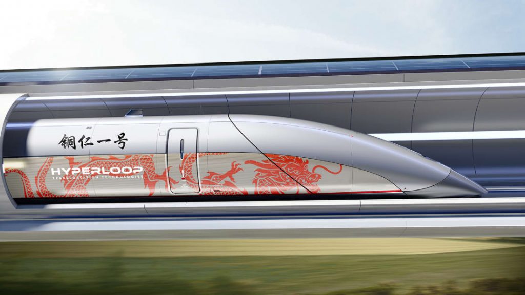 Estas são as imagens da primeira cápsula em tamanho real para transporte de passageiros a 1000 km/hora 1